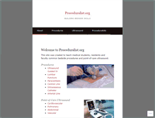 Tablet Screenshot of proceduralist.org